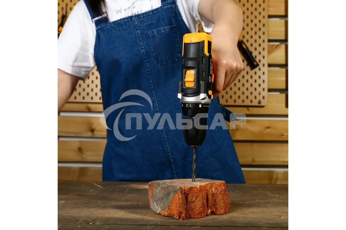 Дрель-шуруповерт Deko Banger, Аккумуляторная, 12В, 2 АКБ, Кейс