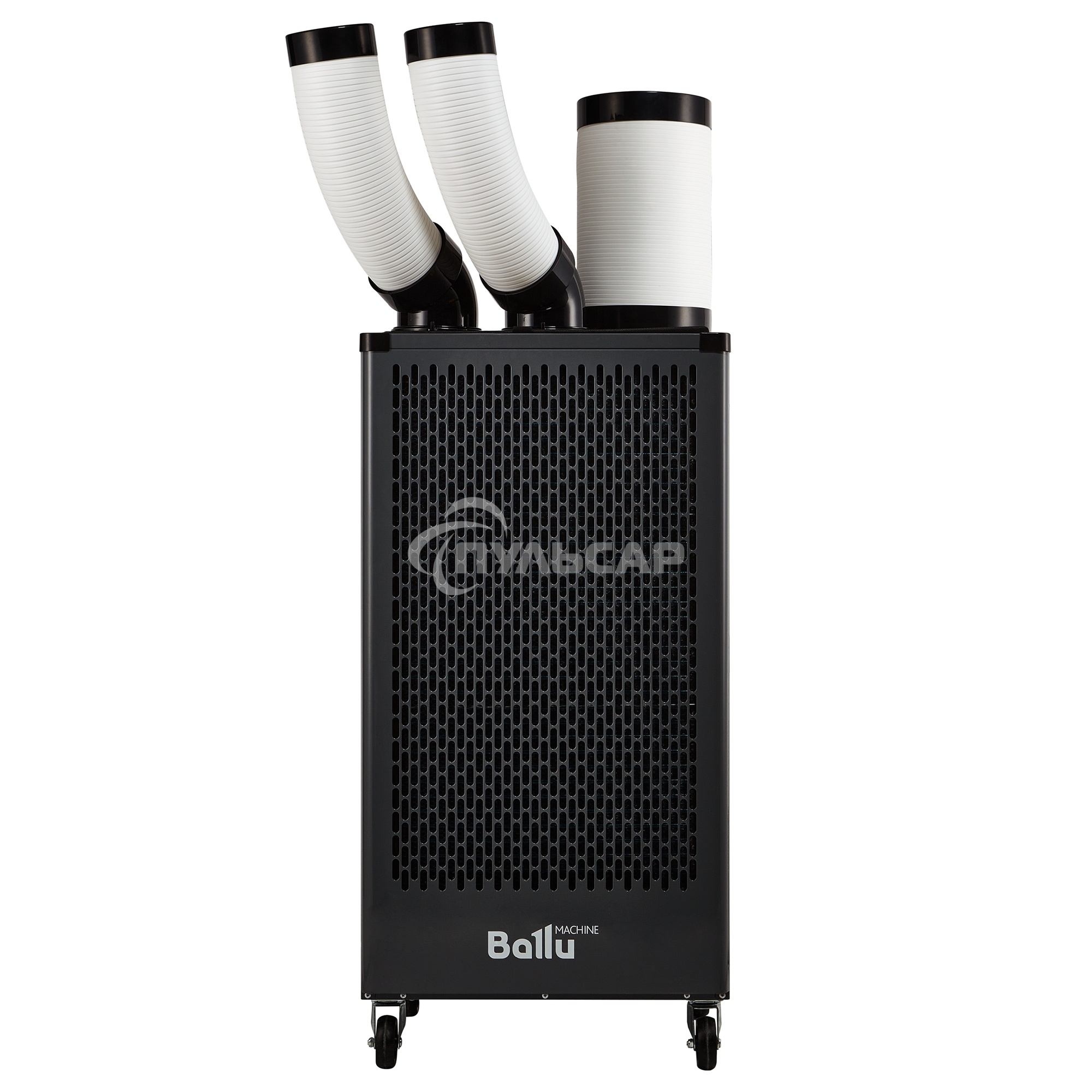 Кондиционер мобильный промышленный Ballu BGK5 с комплектом воздухоотводов 15000 BTU, 50 м², 50 дБ, охлаждение, черный