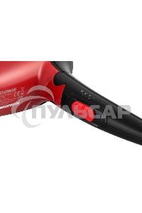 Фен Starwind SHD 7065 1400Вт черный/красный