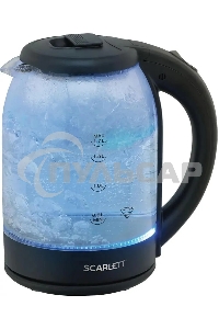 Чайник электрический Scarlett SC-EK27G90 черный Мощность, Вт: 1800; Объем, л: 1.7