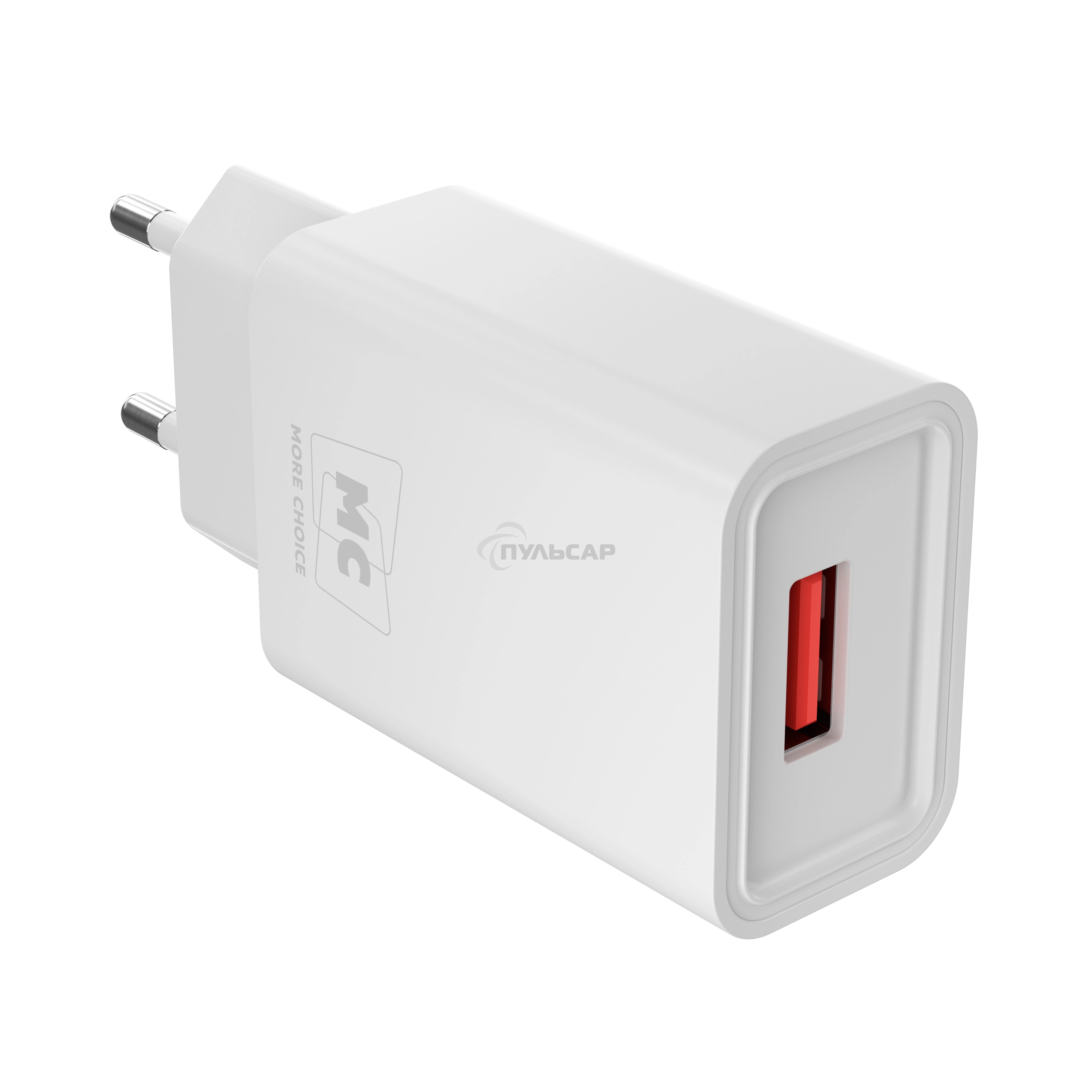 Зарядное устройство MORE CHOICE (4620202555694) NC07i СЗУ 1USB 2.0A, белый