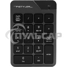 Числовой блок беспроводной A4Tech FGK21C, USB, Радиоканал, серый