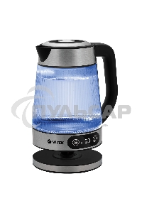Чайник электрический Vitek VT-8825 1.8л. 2200Вт прозрачный корпус: стекло