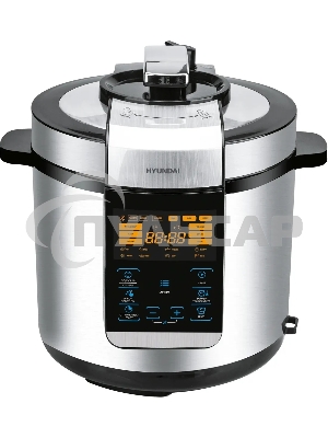 Мультиварка-скороварка Hyundai HYMC-2406 6л 1000Вт серебристый/черный