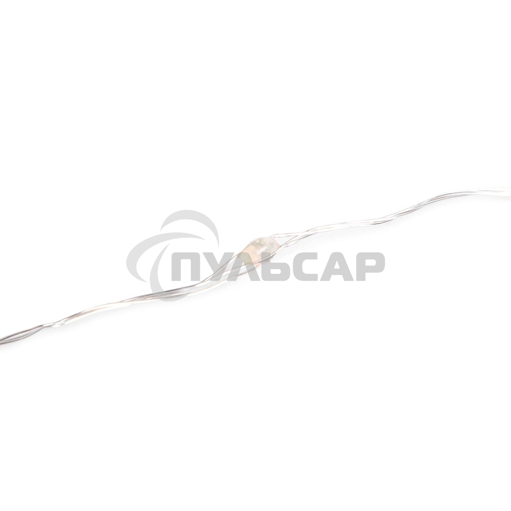 Гирлянда светод. Funray Нить, SE-STRING-550WW, 5м, 50 LED, теплый белый, 3*АА, серебр. шнур 0,3м