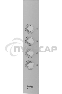 Газовая варочная панель Beko HIGG 641C3 SX, нержавеющая сталь