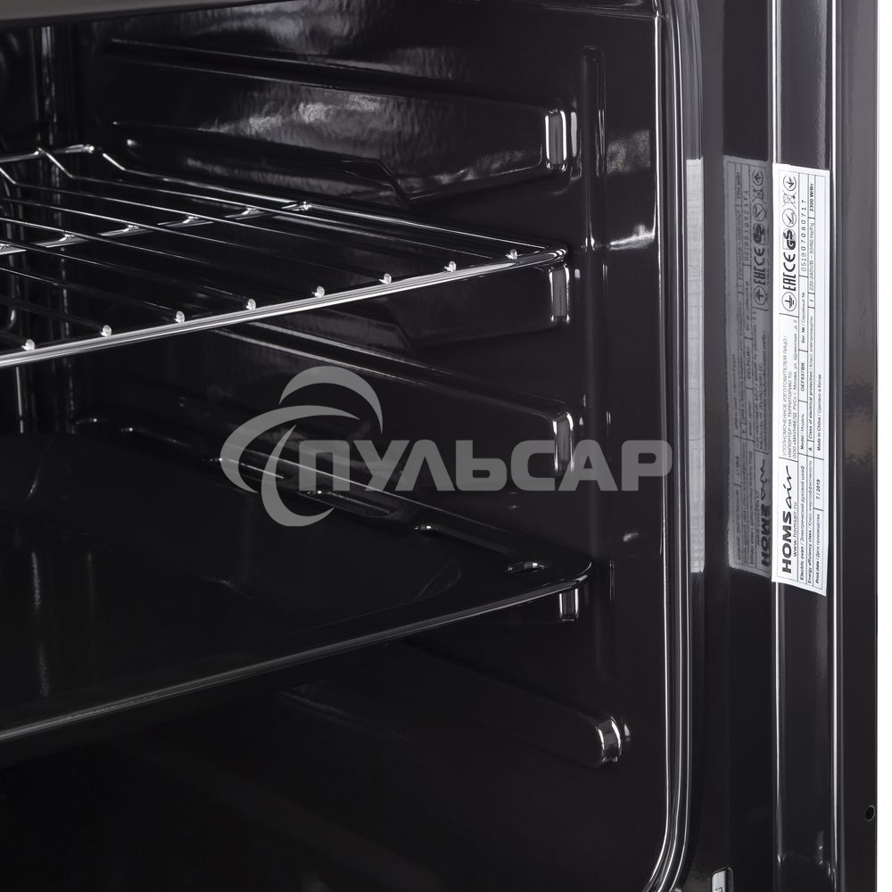 Духовой шкаф электрический встраиваемый HOMSair OEF657BK черный