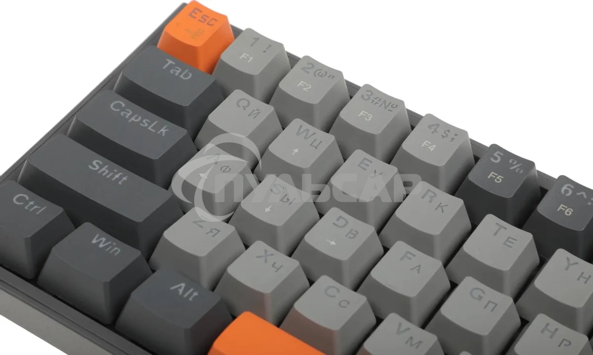 Клавиатура проводная REDRAGON Fizz RU,Rainbow,красные свитчи, механическая