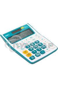 Калькулятор настольный Deli E1238/BLUE синий 12-разр.
