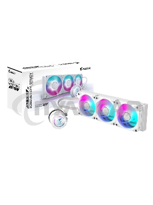 Система водяного охлаждения Gigabyte AORUS WATERFORCE X II 360I белый, 3 x 120мм ARGB Fan, sTR5, RTL (9JAWTX2360I-00-10)