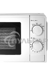 Микроволновая печь DELTA DL-84L20 белый, 20 л, 700 Вт, переключатели - поворотный механизм