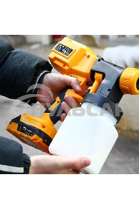 Краскопульт аккумуляторный DEKO SG20DK, 20В, 800 мл, 1x3.0А·ч 083-1133