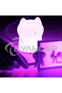 Умный детский ночник Кошка, товарный знак SBER SBDV-00125