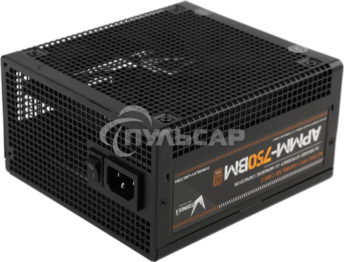 Блок питания Aerocool / Formula ATX 750W APMM-750BM 80 PLUS bronze (20+4pin) APFC 140мм fan 6xSATA Cab Manag RTL