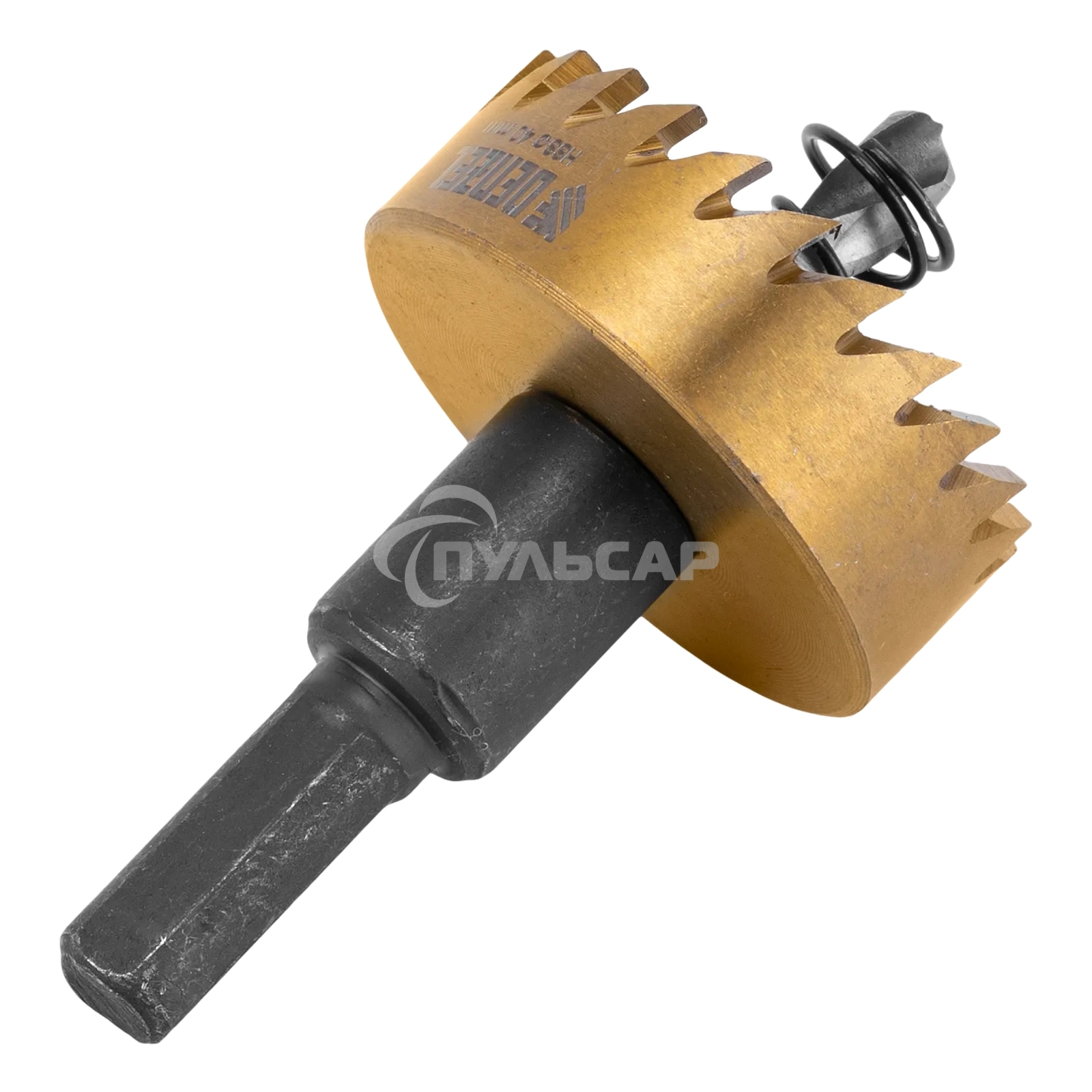 Коронка по металлу Denzel HSS, 40 мм, нитридтитановое покрытие