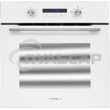 Шкаф духовой газовый с электрическим грилем Maunfeld MOGM703W, встраиваемый