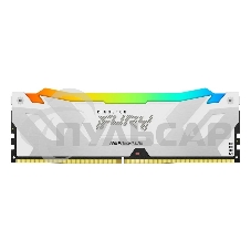 Оперативная память Kingston Fury Renegade, DDR5, 16Gb (1x16Gb), 8000MHz, CL38, DIMM, радиатор, RGB, белый