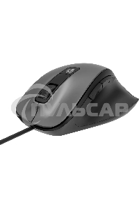 Мышь проводная Oklick 504M черный/серый, 3600 dpi, USB, кнопки - 6