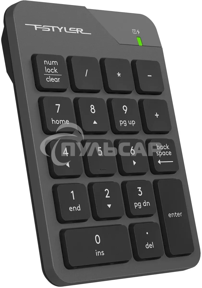 Числовой блок беспроводной A4Tech FGK21C, USB, Радиоканал, серый