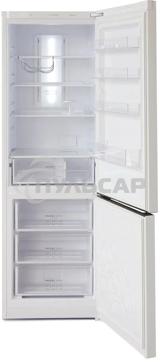 Холодильник Бирюса Б-960NF белый двухкамерный 240/100л морозилка снизу, No Frost