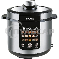 Мультиварка-скороварка Hyundai HYMC-2402 6л 1200Вт серебристый/черный