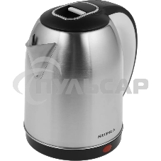 Чайник электрический SUPRA KES-1824 1.8л. 1500Вт серебристый/черный (корпус: нержавеющая сталь)