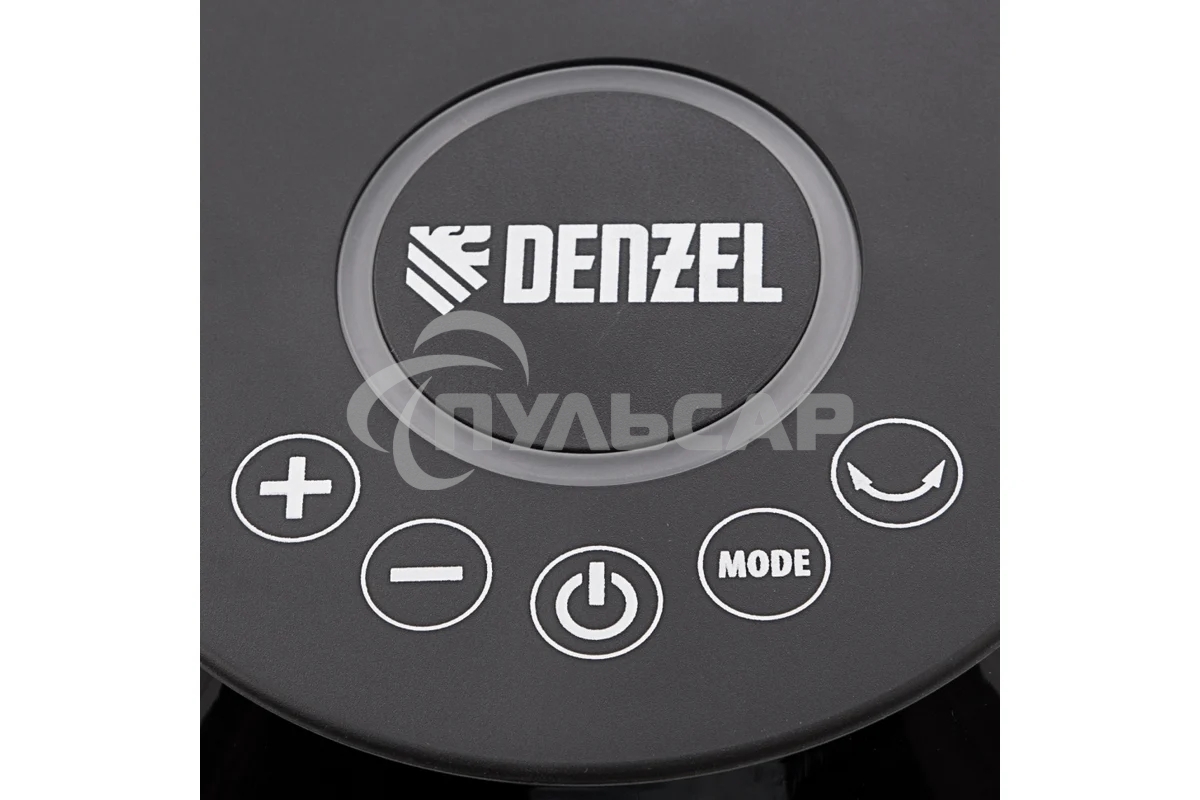 Тепловентилятор керамический Denzel DTFC-2000, 1000/2000 Вт, 20 м2, пульт, 3 режима, термостат