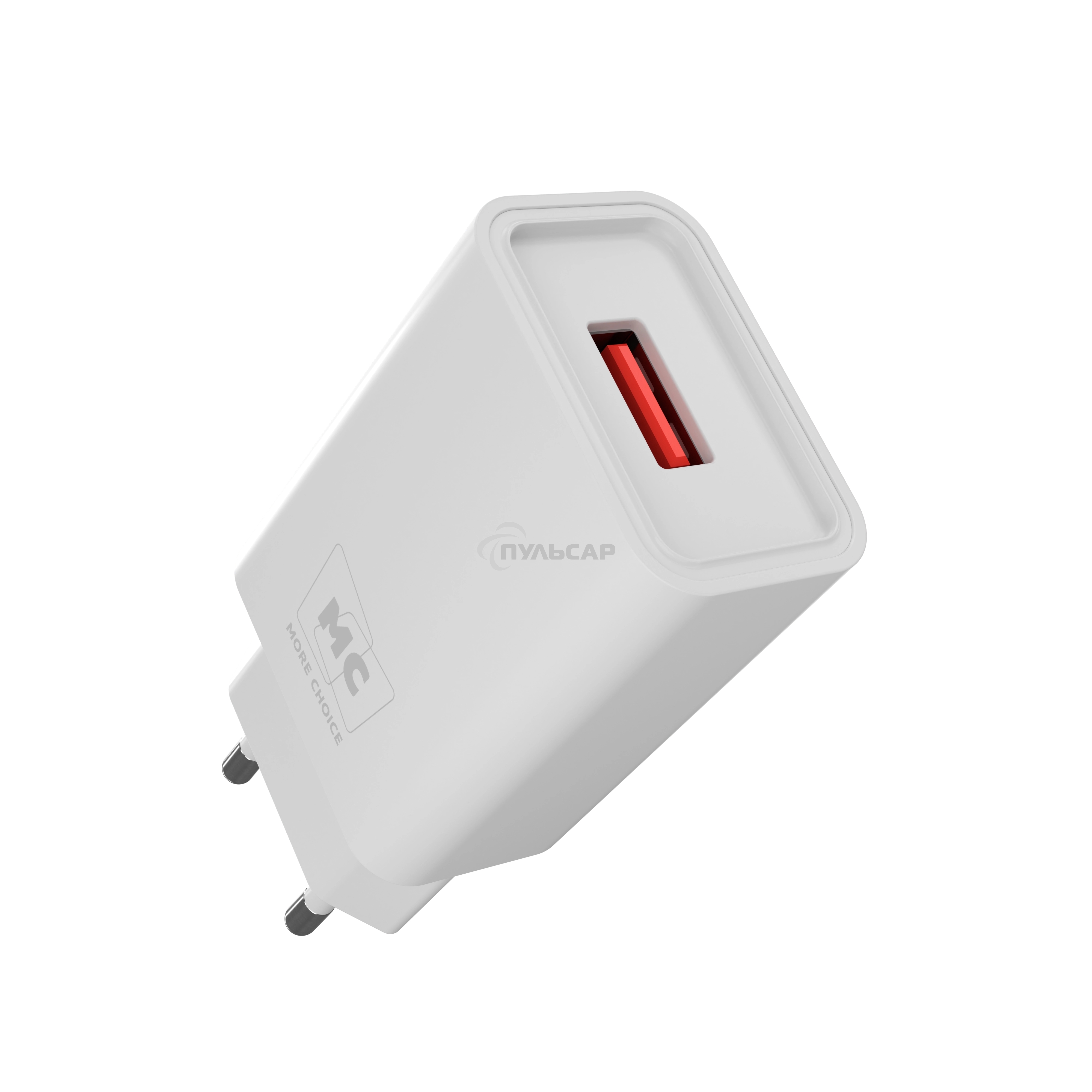 Зарядное устройство MORE CHOICE (4620202555717) NC07m СЗУ 1USB 2.0A для micro, белый