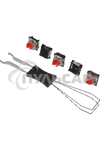 Клавиатура проводная REDRAGON Fizz RU,Rainbow,красные свитчи, механическая