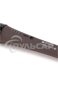 Электрощипцы Vitek VT-2521 (MC) черный/коричневый 1. Максимальная температура нагрева 210 °С 2. Технология PTC Heating 4. Автоматическое отключение 5. Индикация