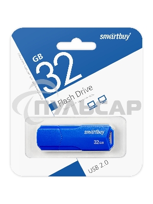 Флешка USB Smartbuy R/W 32 Gb CLUE Blue (SB32 GbCLU-BU)