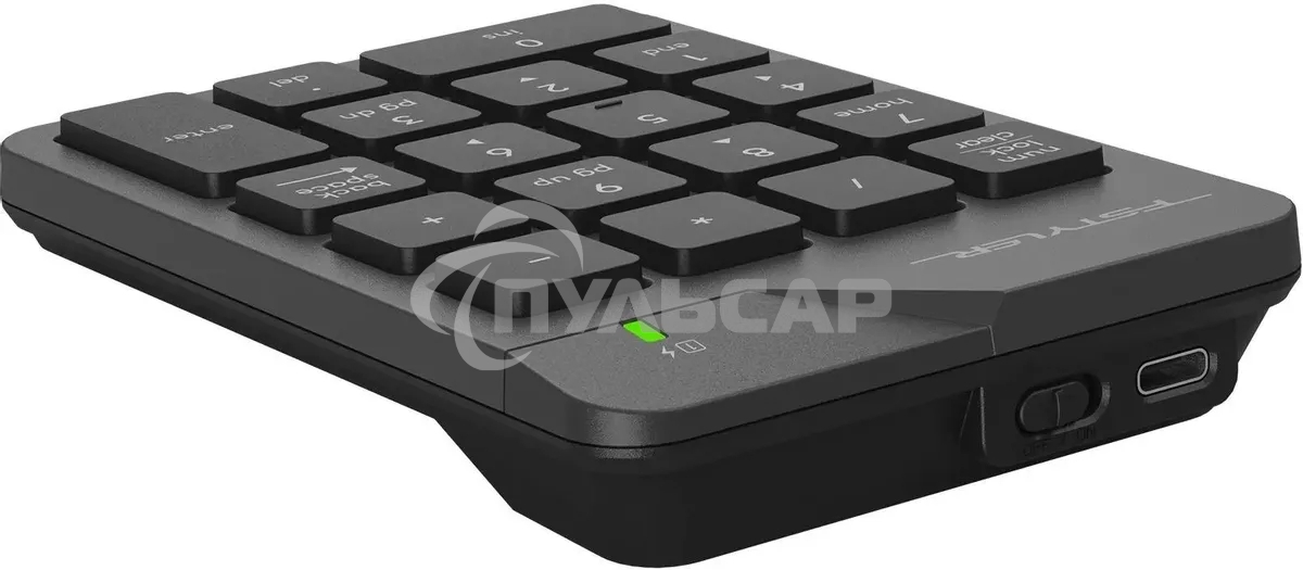 Числовой блок беспроводной A4Tech FGK21C, USB, Радиоканал, серый