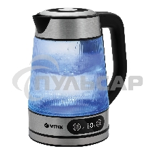 Чайник электрический Vitek VT-8825 1.8л. 2200Вт прозрачный корпус: стекло