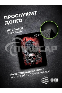 Коврик для мыши Cactus Raven 250x200x3мм (CS-MP-D14S)