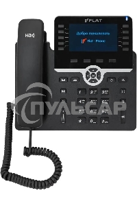 Телефон IP Флат Flat-Phone-B10/RU черный