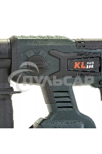 Профессиональный бесщеточный перфоратор аккумуляторный KLPRO KLPM18B-20 (18В, Li-ion-2шт, 2.0А·ч, 1,7Дж, SDS-plus, З/У,сумка)