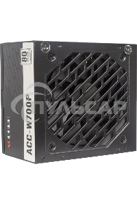 Блок питания Accord ACC-W700P, 700Вт, 80 PLUS WHITE, 120мм, черный