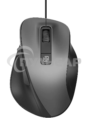 Мышь проводная Oklick 504M черный/серый, 3600 dpi, USB, кнопки - 6