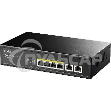 Коммутатор Cudy GS1006P (L2) 6x1Gbит/с 6PoE+ неуправляемый