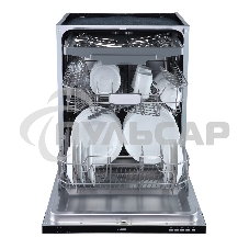 Встраиваемая посудомоечная машина Бирюса DWB-614/6, черный, 59.8 см, 14 компл., 47 дБ, класс A++