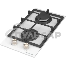 Газовая варочная панель Zigmund & Shtain M 26.3 W независимая, белый