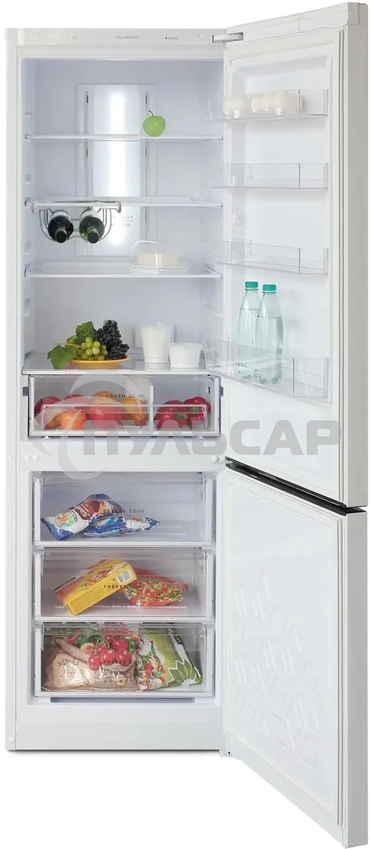 Холодильник Бирюса Б-960NF белый двухкамерный 240/100л морозилка снизу, No Frost
