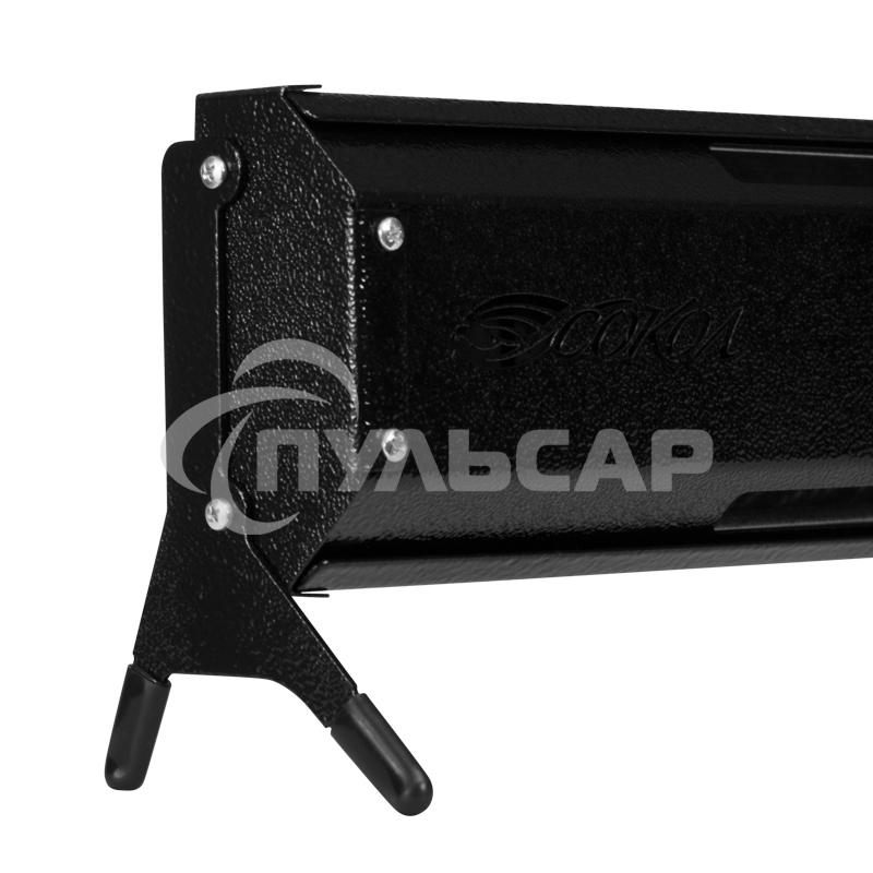 Конвектор плинтусный СОКОЛ 60-0124, черный, 450 Вт, 15 м2