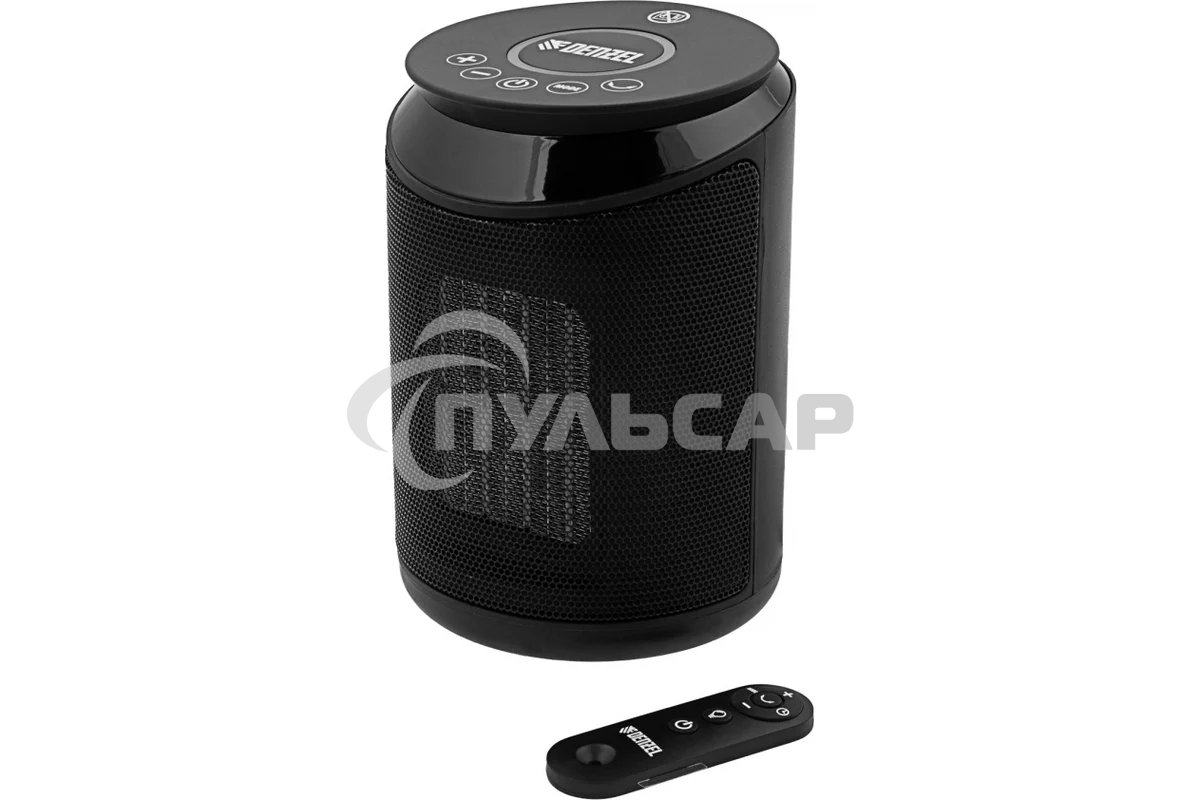 Тепловентилятор керамический Denzel DTFC-2000, 1000/2000 Вт, 20 м2, пульт, 3 режима, термостат