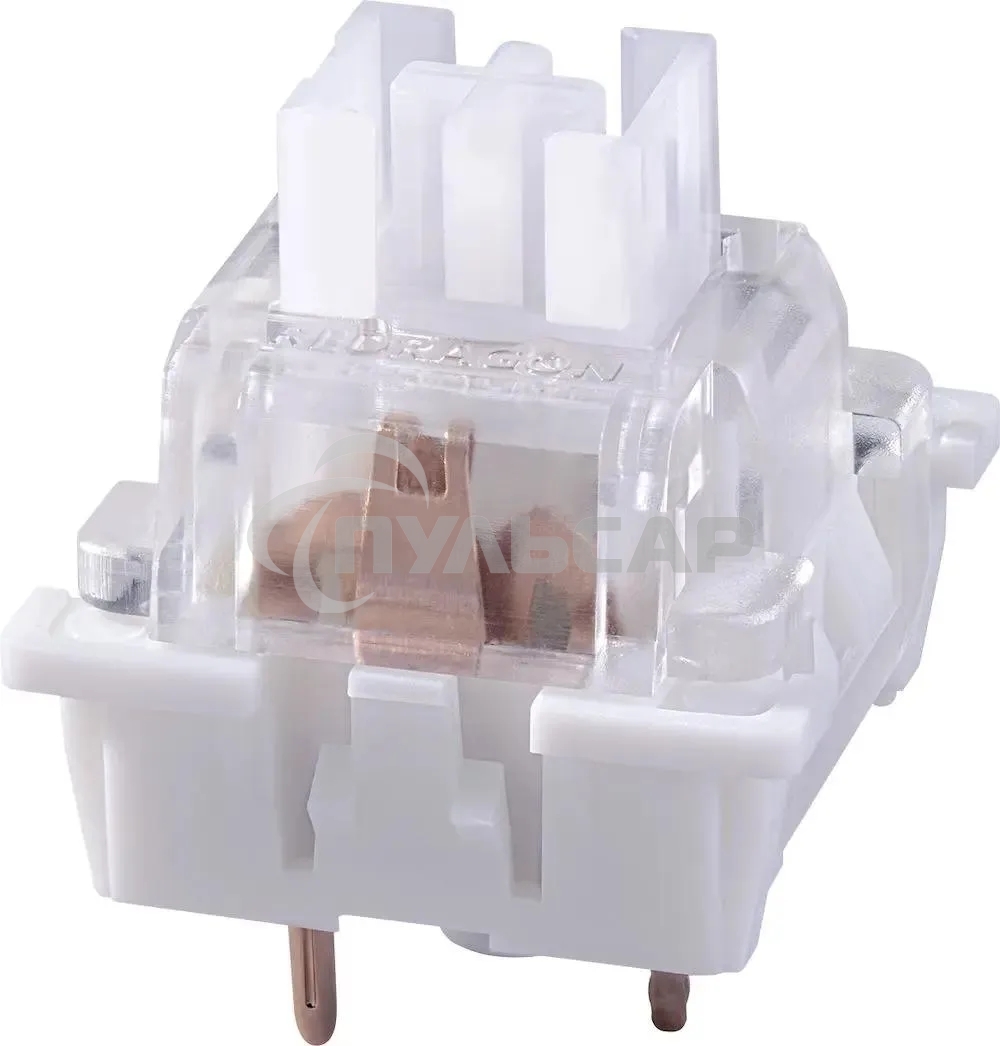 Клавиатура проводная Redragon Whisper, USB, белый + синий