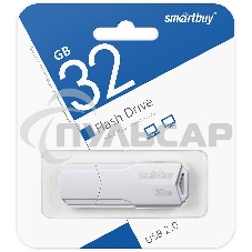 Флешка USB Smartbuy 32 Gb CLUE белый (SB32 GbCLU-W) Флешка USB Smartbuy 32 Gb CLUE белый (SB32 GbCLU-W)