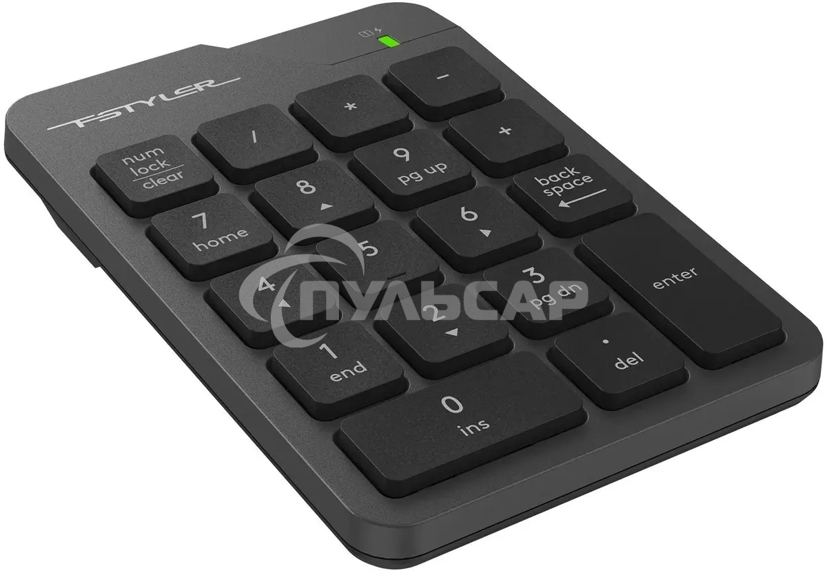 Числовой блок беспроводной A4Tech FGK21C, USB, Радиоканал, серый