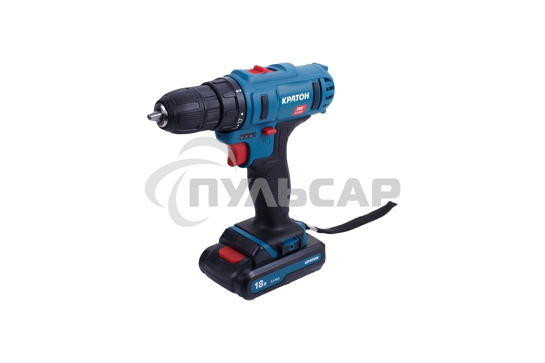 Дрель-шуруповерт аккумуляторная Кратон CD-18-Li-2,0 3 11 01 057