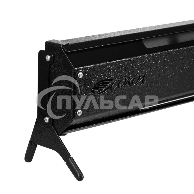 Конвектор плинтусный СОКОЛ 60-0124, черный, 450 Вт, 15 м2