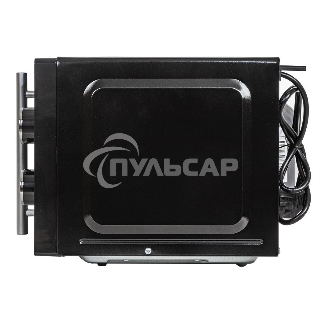 Микроволновая печь JVC JK-MW143M черный, 20 л, 700 Вт, переключатели - поворотный механизм